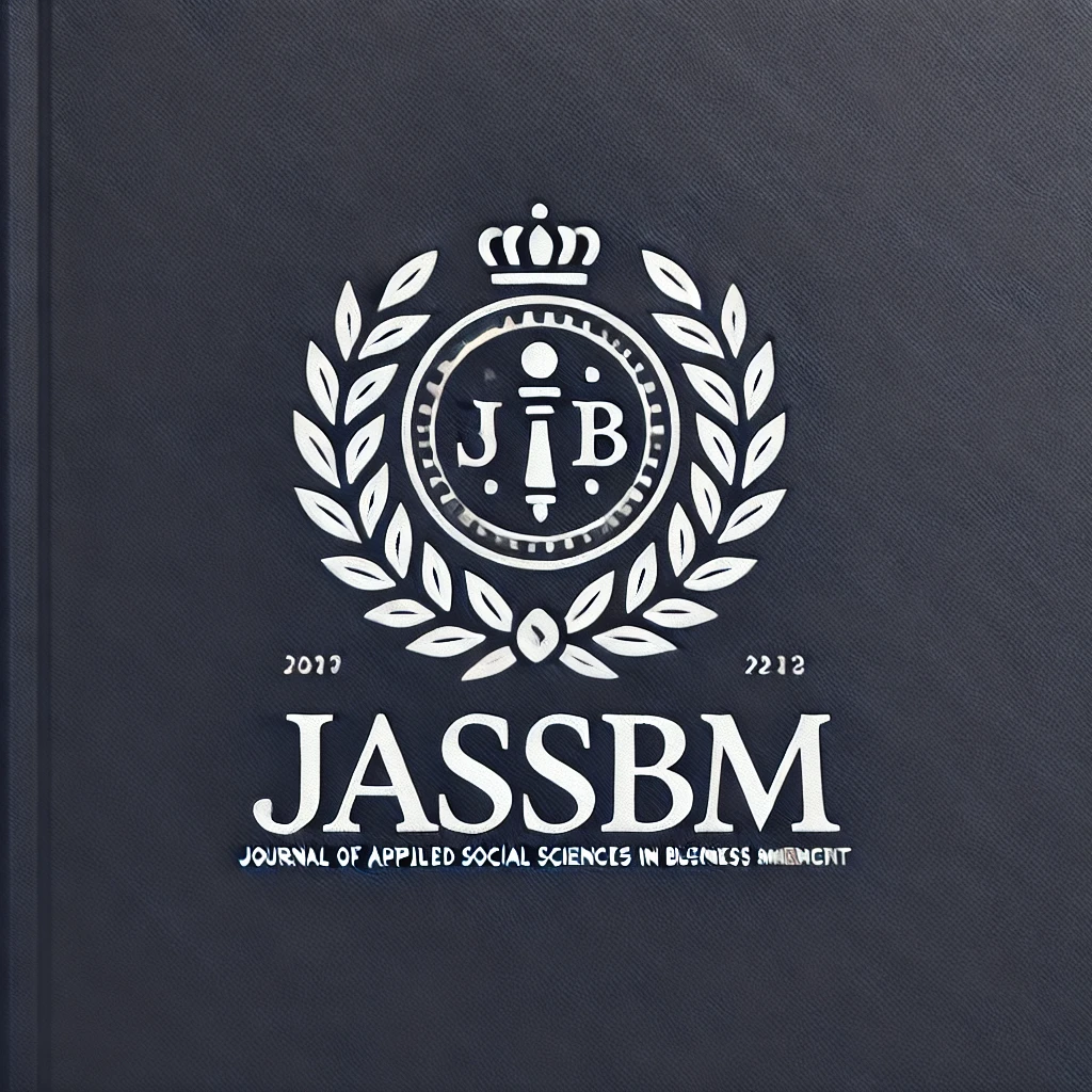 A sleek and professional logo featuring the acronym 'JASSBM' with a laurel wreath, symbolizing academic excellence